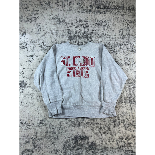 Vintage 80s Champion Spellout Sweatshirt - M