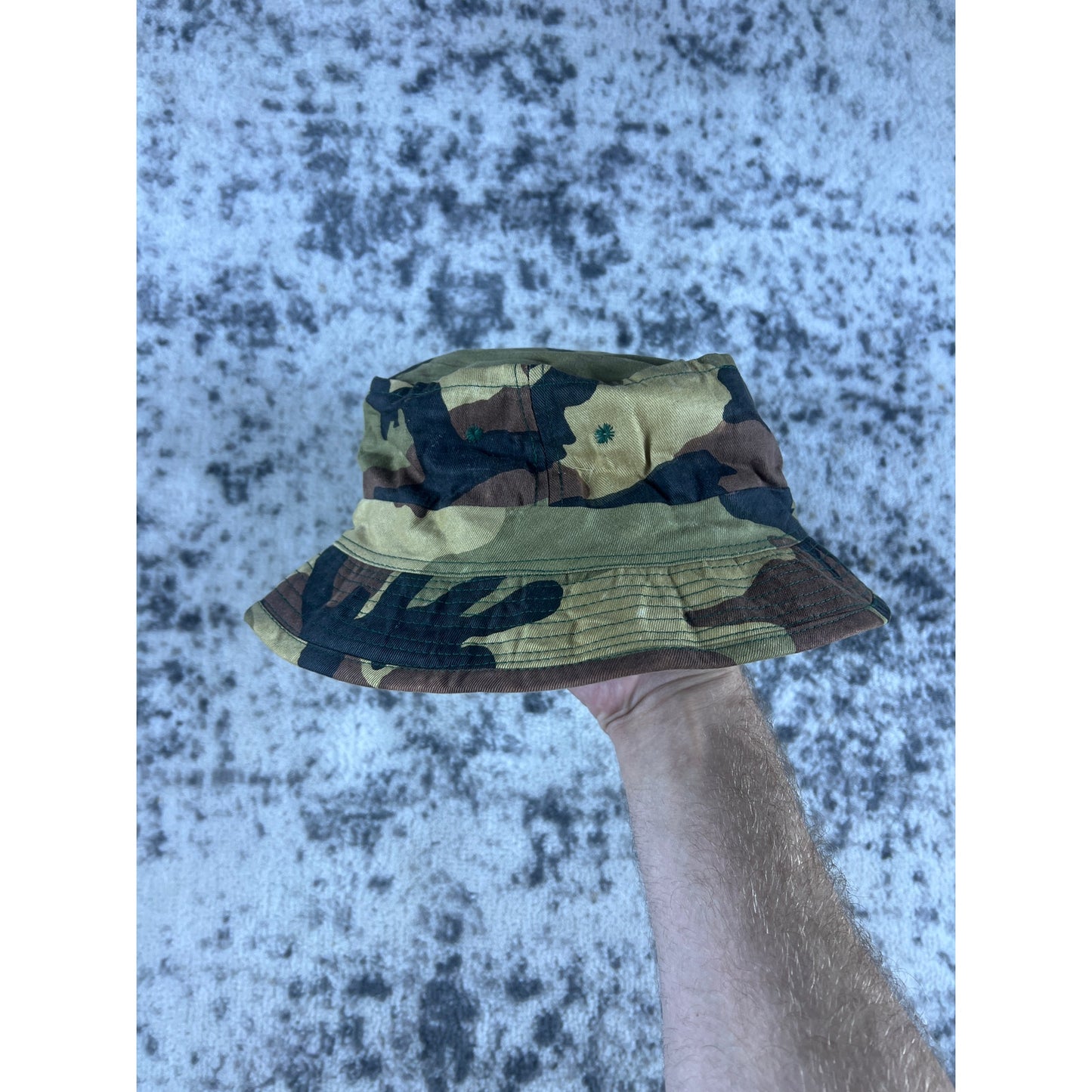 Vintage Duck Bay Camoflage Bucket Hat