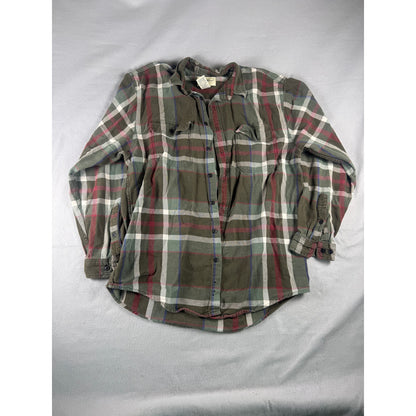 Eddie Bauer Flannel Plaid Shirt - LT