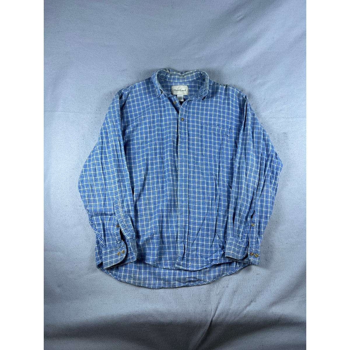 GreatLand Flannel Plaid Shirt - L