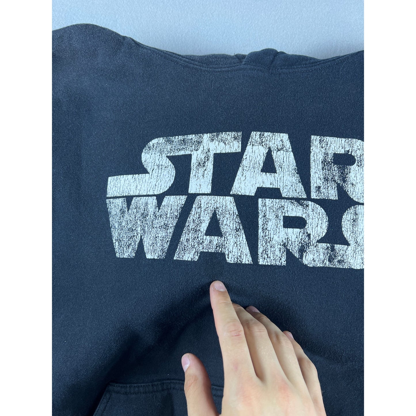 Vintage Black Star Wars hoodie - L