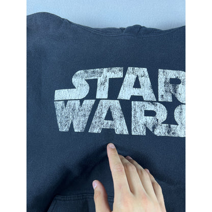 Vintage Black Star Wars hoodie - L