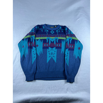 Vintage Barnaby Southwestern Aztec Sweater - 2XLT