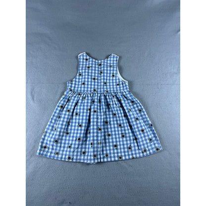 Vintage OshKosh B'Gosh gingham sunflower dress - 4T