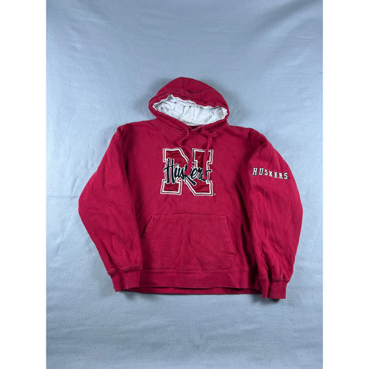 Vintage Nebraska Cornhuskers Hoodie - M