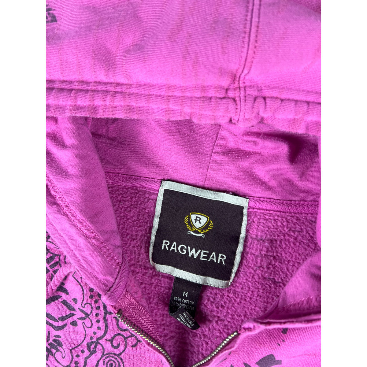 Ragwear Spellout Medallion Hoodie Womens - M