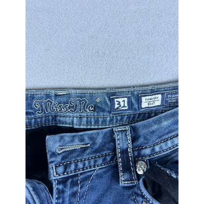 Y2K Miss Me Signature Bootcut Embellished Jeans - 31