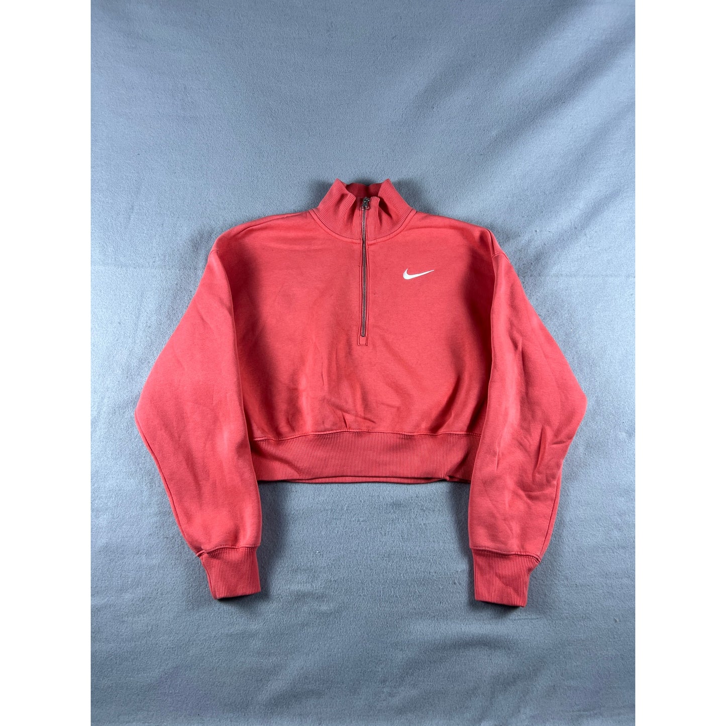 Nike NSW Phoenix Fleece 1/2-Zip Cropped Sweatshirt - XS