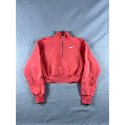 Nike NSW Phoenix Fleece 1/2-Zip Cropped Sweatshirt - XS