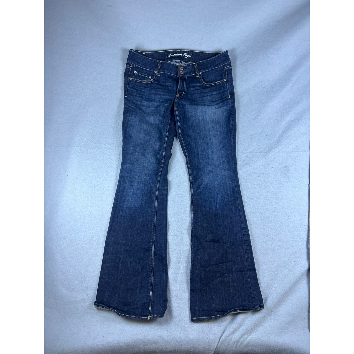 American Eagle Flared Low Rise Jeans - 12L