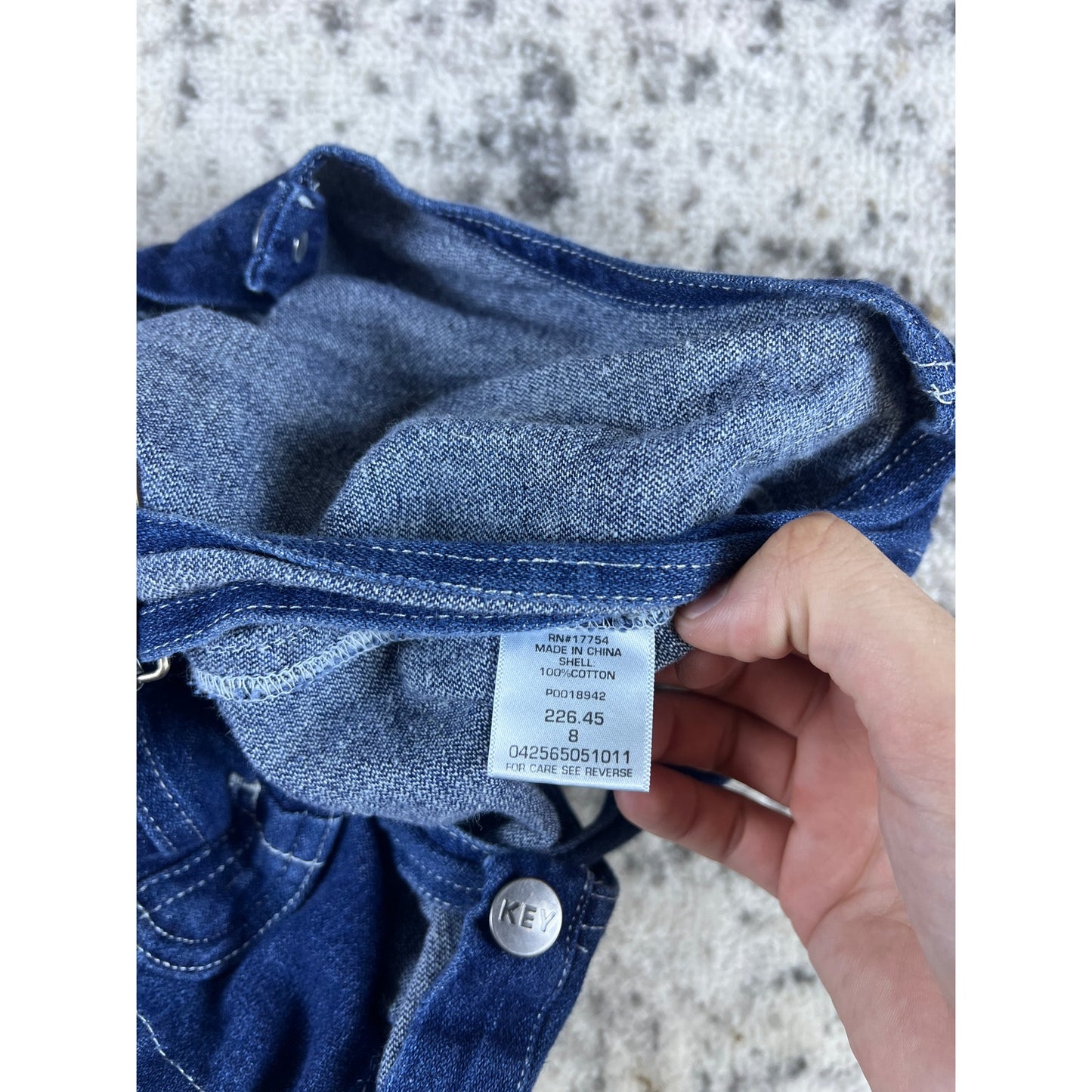 Vintage Key Denim Overalls - Y8