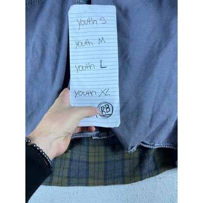 Guide Series Canvas Flannel Plaid Lined Shirt Jacket - L
