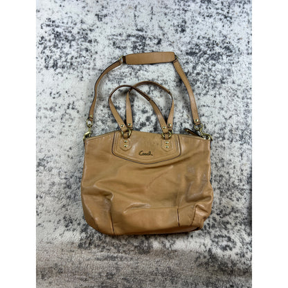 Vintage Coach Tan Satchel/Top Handle Bag
