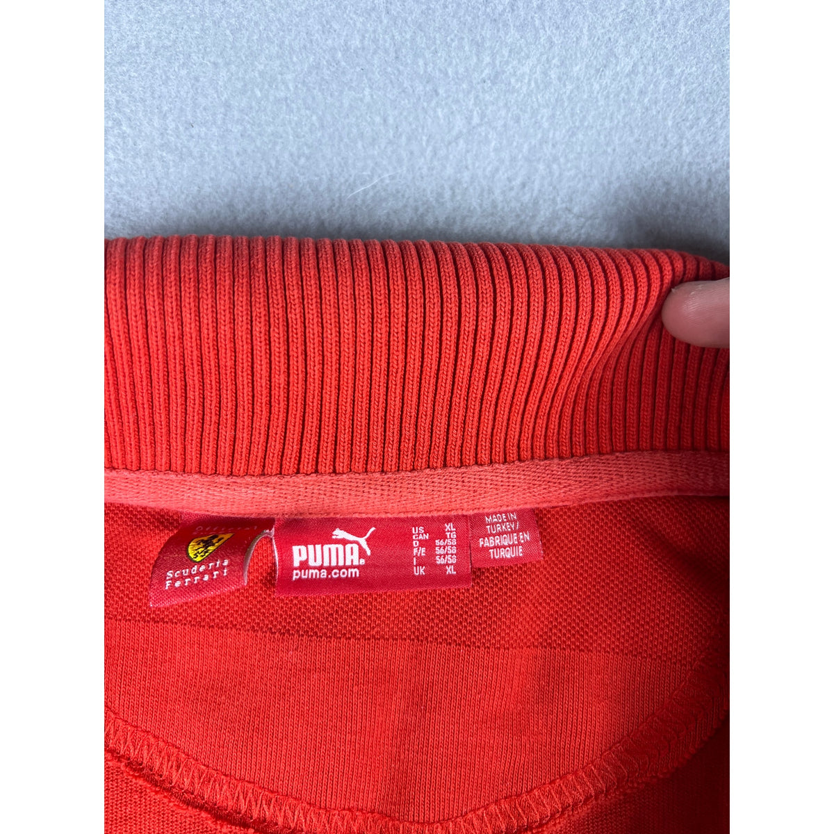 Puma Scuderia Ferrari Italian Flag Polo Shirt - XL
