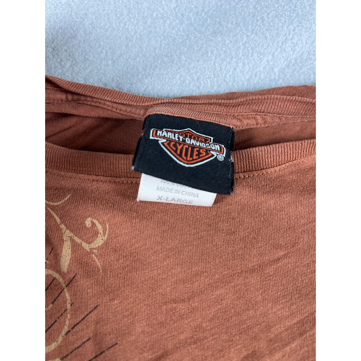Harley Davidson Dagger Angel Wings Top Womens - XL