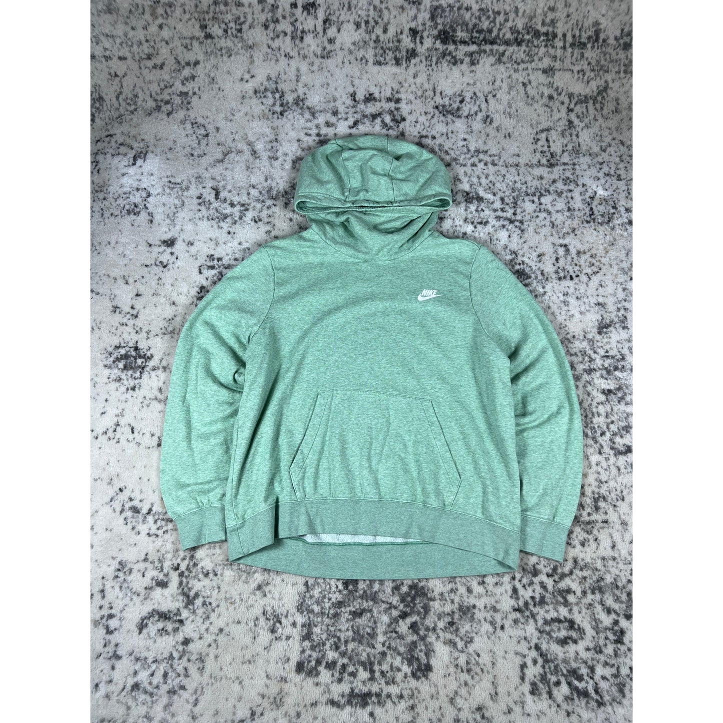 Nike Teal Green Spellout Hoodie - XL