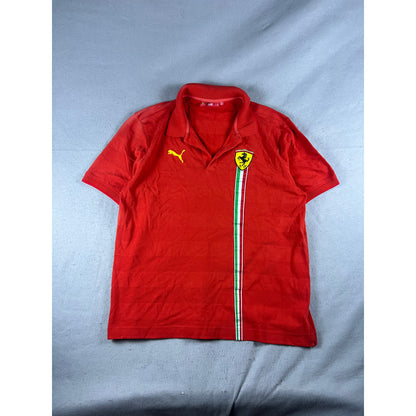 Puma Scuderia Ferrari Italian Flag Polo Shirt - XL