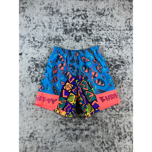 Bugle Boy Kids Geo-Pattern Swim Trunks - L