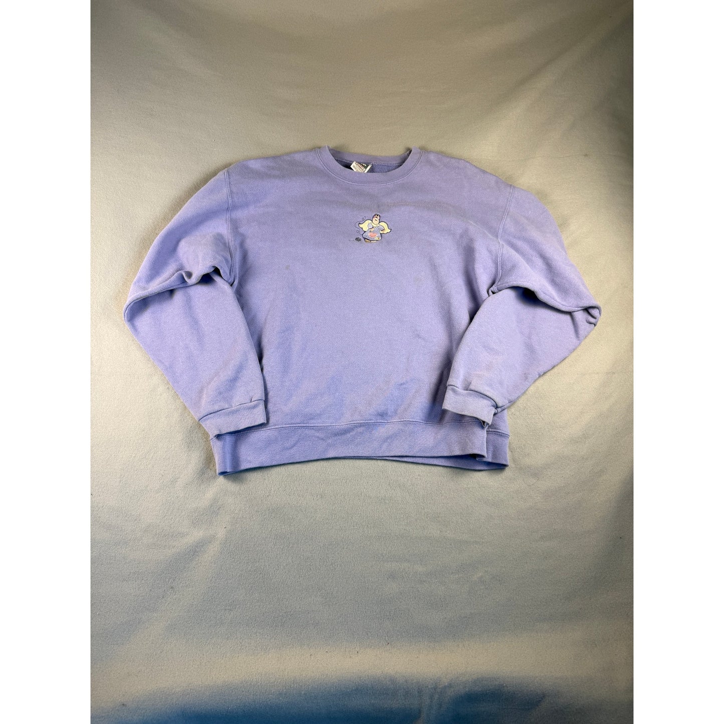 Vintage Fleece Angel  Sweatshirt Womens - L