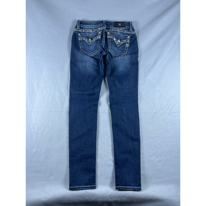 Miss Me Signature Skinny Embellished Jeans - 29