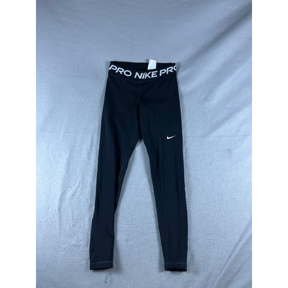 Nike Mid-Rise Mesh-Panelled Leggings Womens - M