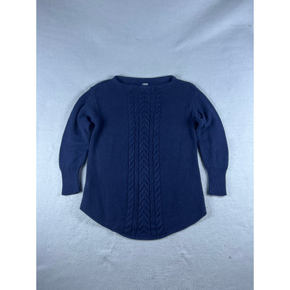 Chaps Boat Neck Cable Knit Sweater - S