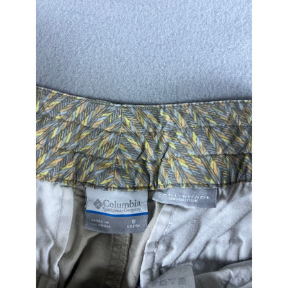 Columbia Cargo Capri Pants Womens - 8