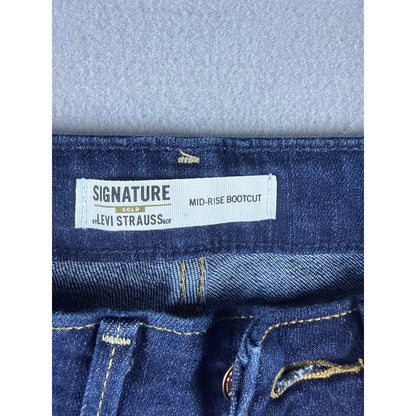 Signature Gold Levi Strauss Rise Bootcut Jeans - 27x27