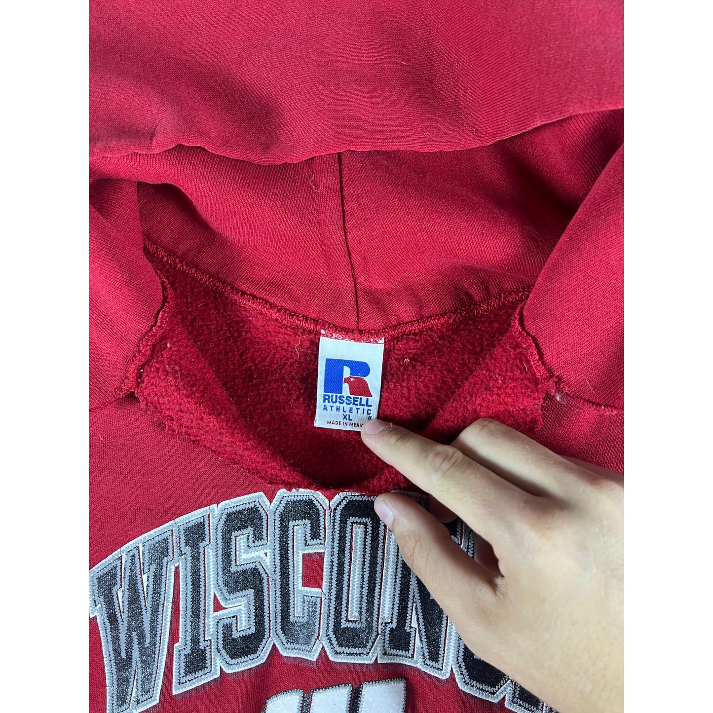 Vintage Wisconsin Badgers Hoodie - XL