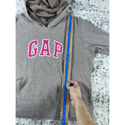 Brown GAP Spellout Hoodie - 2XL