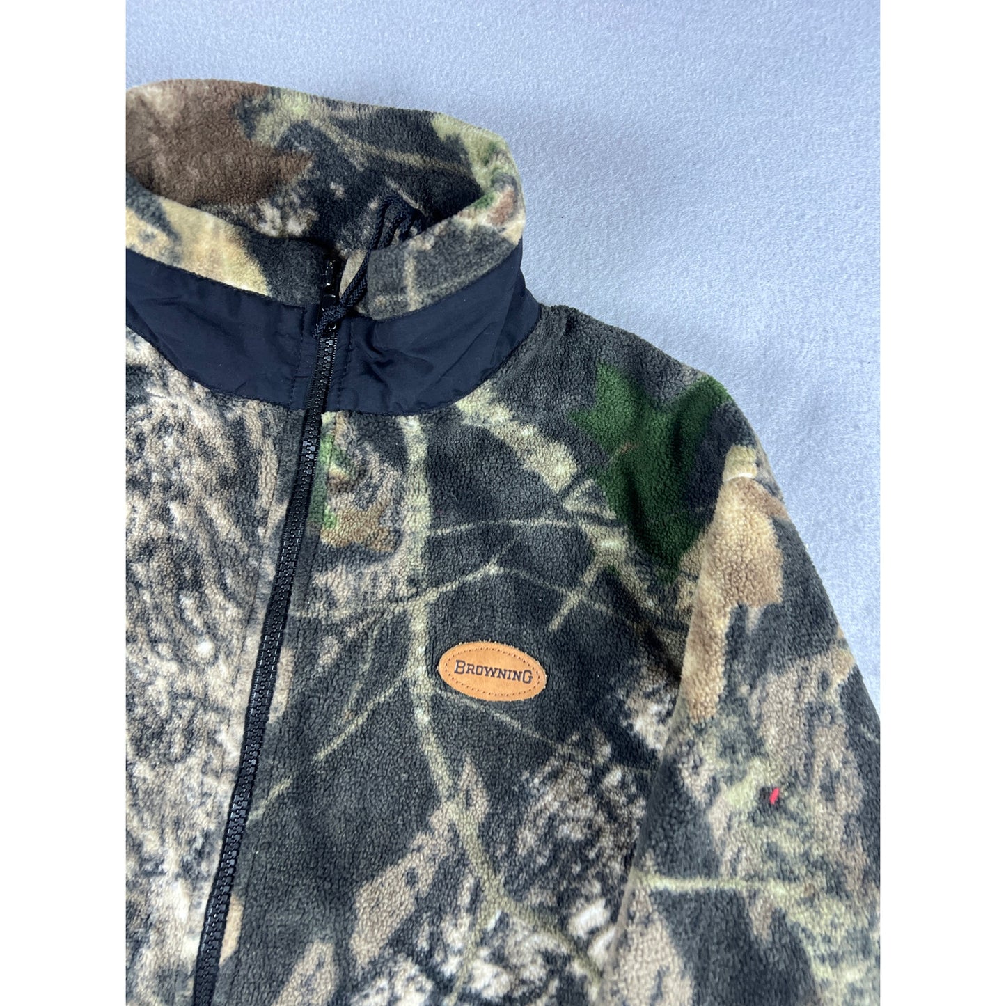 Vintage Browning Jr Camo Fleece Jacket Youth - L