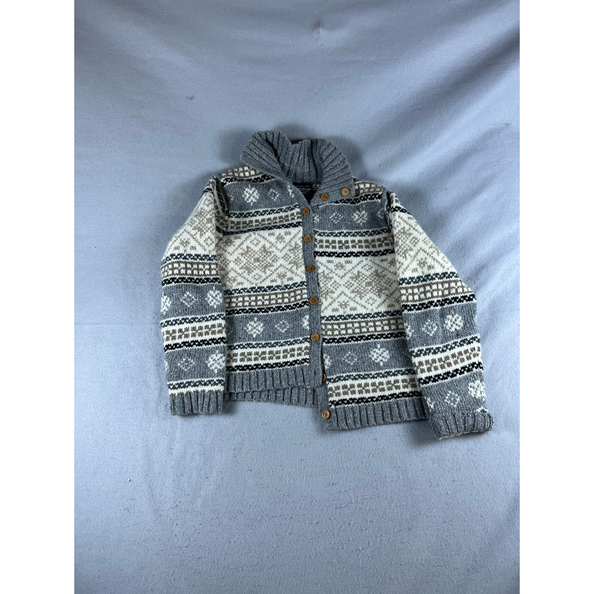 Eddie Bauer Fair Isle Nordic Cardigan Womens - XL