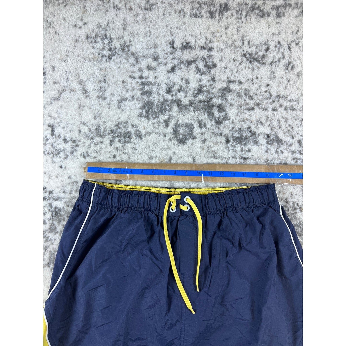 Energy Zone Y2k Stripped Swim Trunks - L