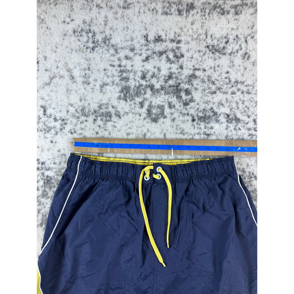 Energy Zone Y2k Stripped Swim Trunks - L