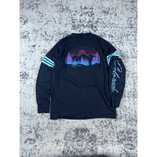 Vintage Pikes Peak Colorado Graphic Tee - L