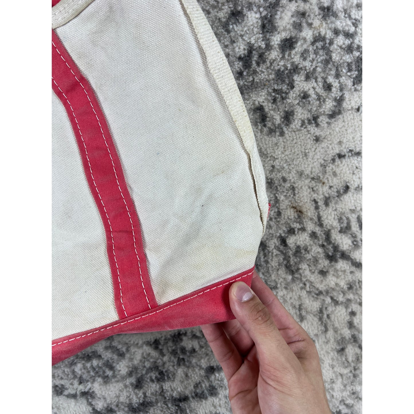 Vintage LL Bean Canvas Tote - Medium