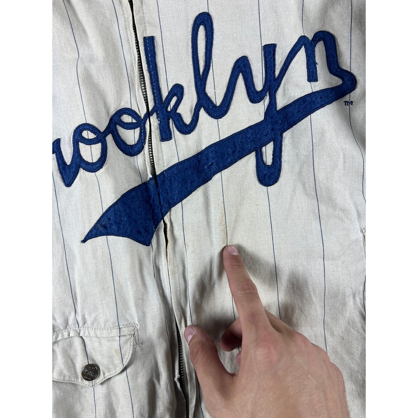 Mirage First String Brooklyn Dodgers Jacket - L