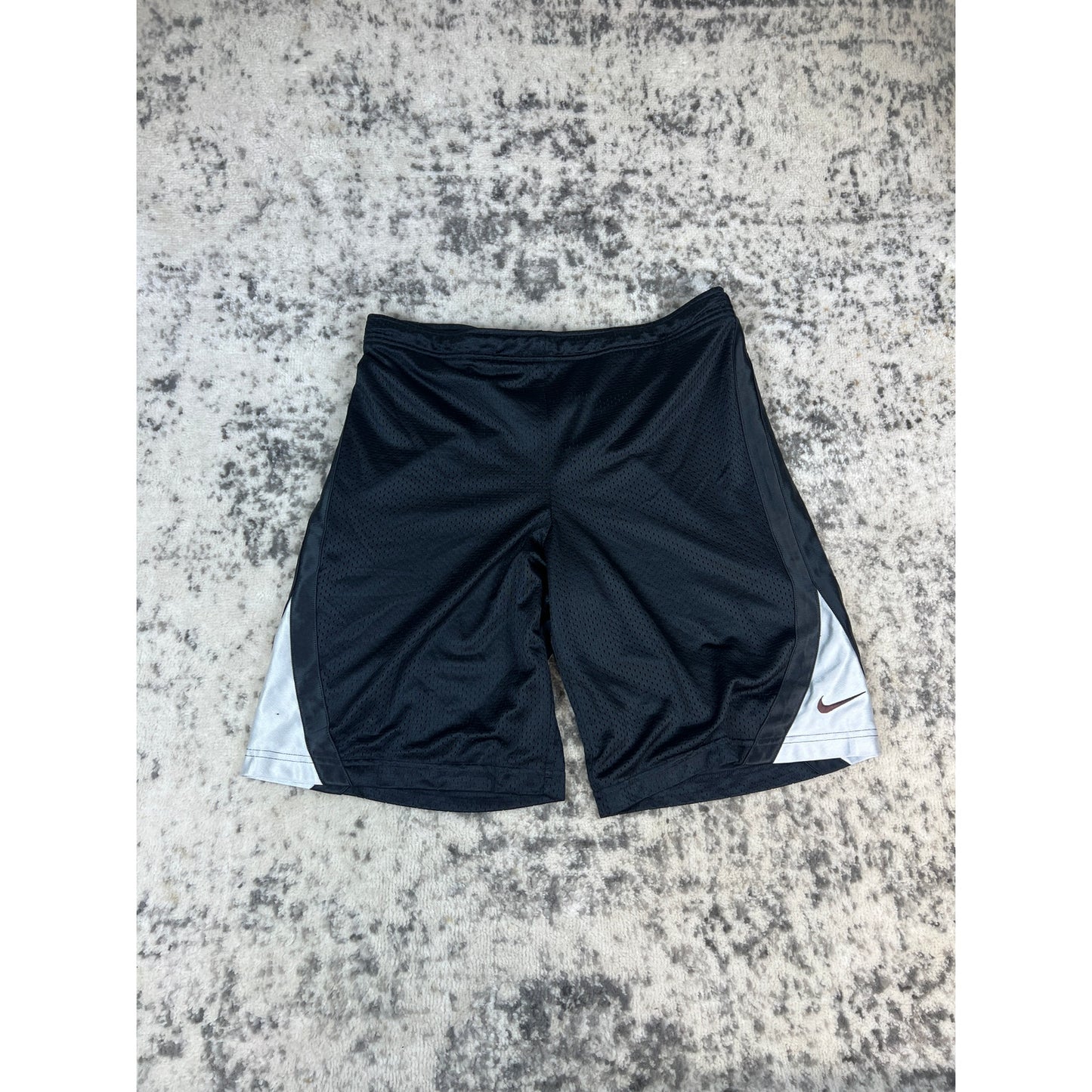 Y2k Black Nike Mesh Basketball Shorts - XL
