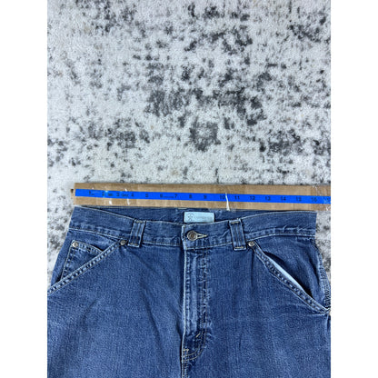 Vintage Arizona Carpenter Jeans Mens 32x27 Blue Baggy Skate Denim Workwear Y2K
