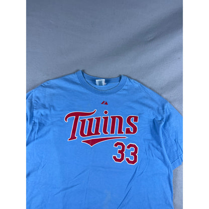 Vintage Minnesota Twins Justin Morneau #33 T-Shirt - XL