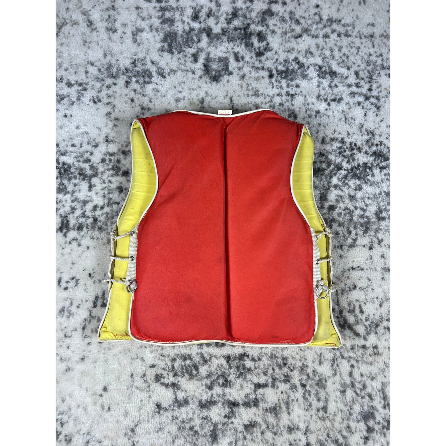 VTG Peanuts 1968 Snoopy Life Vest Jacket Children XS 13x14 Sailboat
