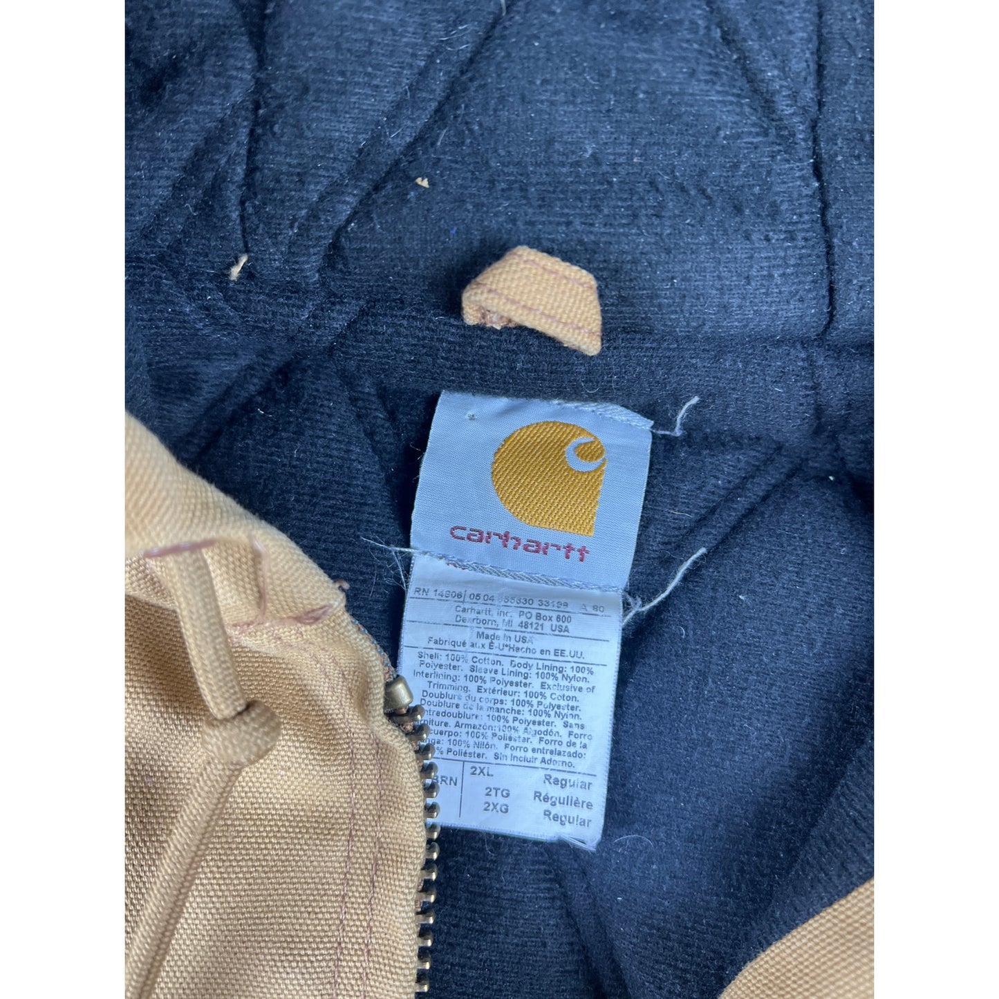 Vintage Carmel Tan Carhartt Jacket - XXL