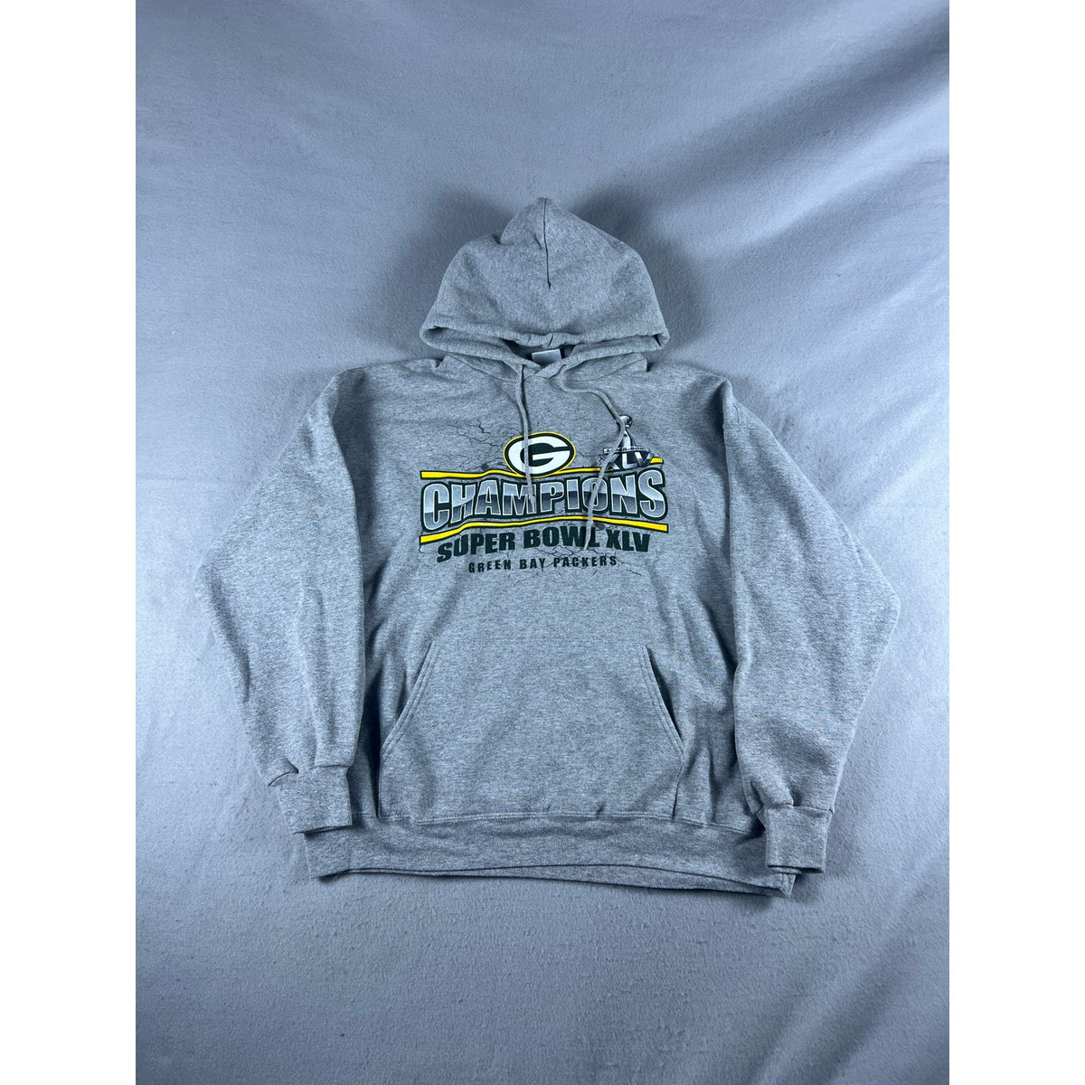 Green Bay Packers Super Bowl XLV Champions Hoodie - L