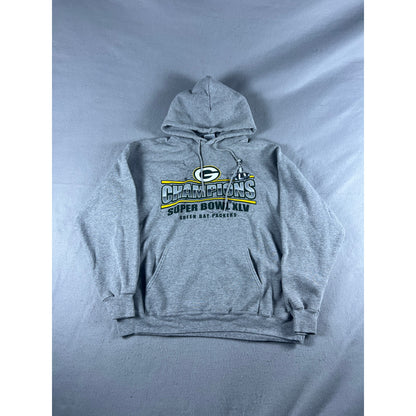 Green Bay Packers Super Bowl XLV Champions Hoodie - L