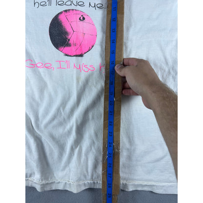 Vintage Volleyball Funny Graphic T-Shirt - XL