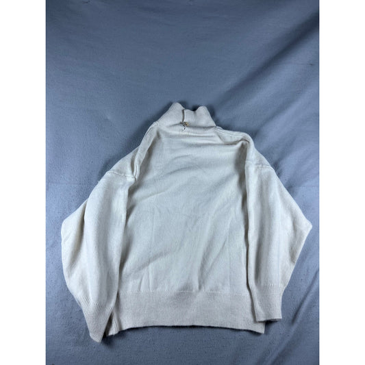 H&M Turtleneck Drop Shoulder Oversized Sweater Womens - XL