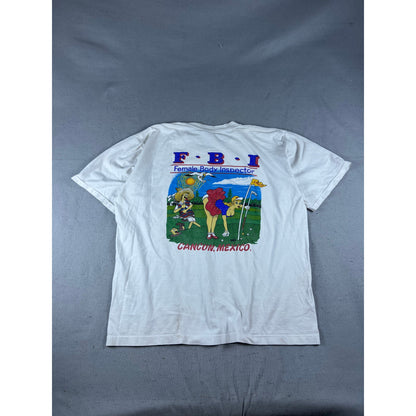 Vintage FBI Female Body Inspector T-Shirt - XL