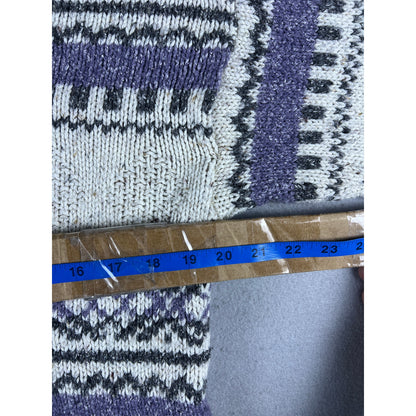 Vintage St John's Bay Fair Isle Nordic Sweater - L