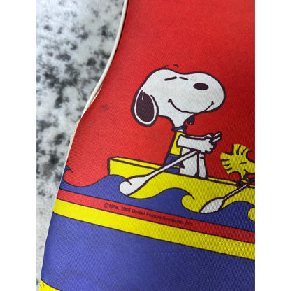 VTG Peanuts 1968 Snoopy Life Vest Jacket Children XS 13x14 Sailboat
