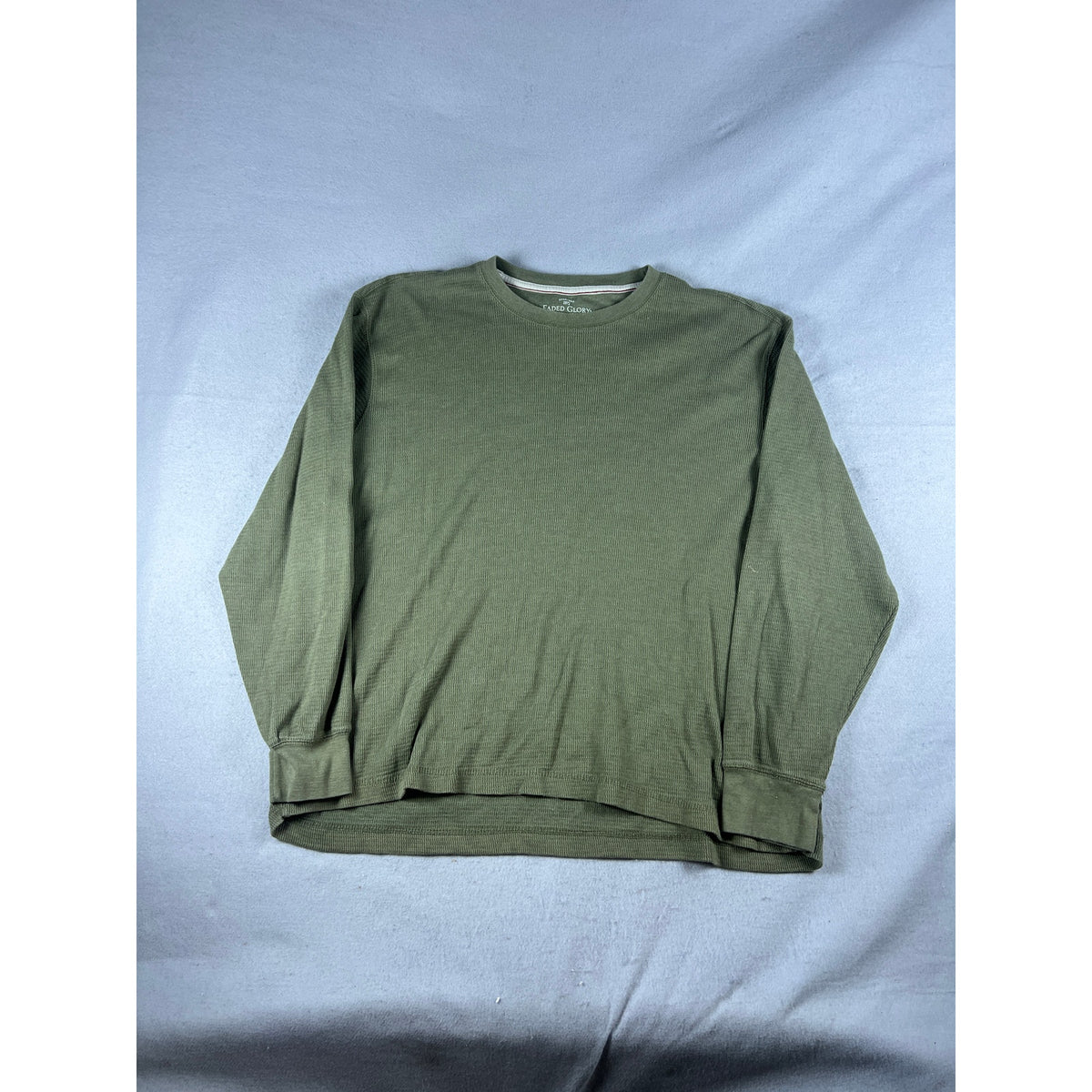 Faded Glory Organic Cotton Waffle Knit Shirt - 2XL
